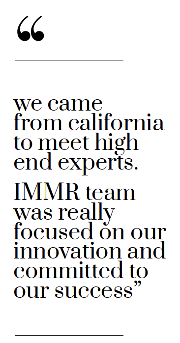 We came from california
