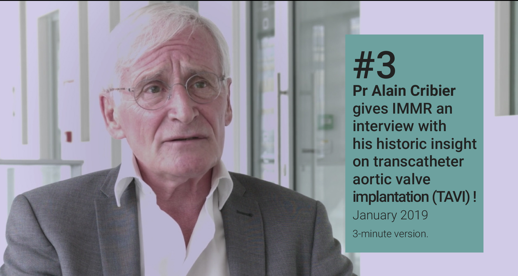 PR Alain Cribier - IMMR